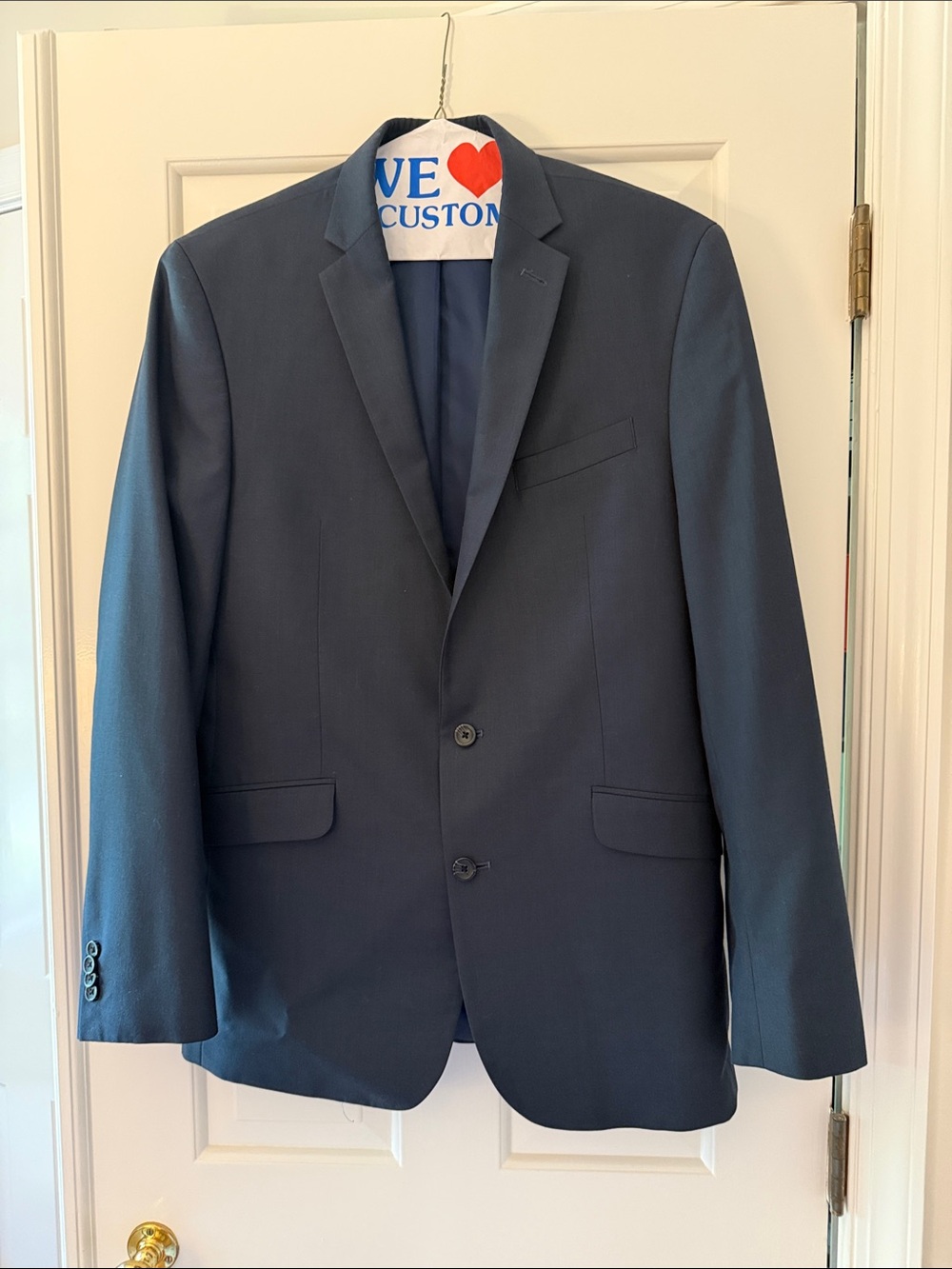 Kenneth Cole Reaction Navy Two-Button Blazer